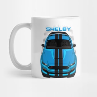 Ford Mustang Shelby GT350R 2015 - 2020 - Grabber Blue - Black Stripes Mug